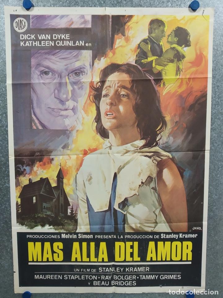 Kino: M&aacute;s all&aacute; del amor. Dick Van Dyke, Kathleen Quinlan, Maureen Stapleton. A&Ntilde;O 1979. POSTER ORIGINAL.