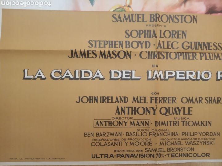 Cine: La ca&iacute;da del imperio romano. Sof&iacute;a Loren - Foto 2