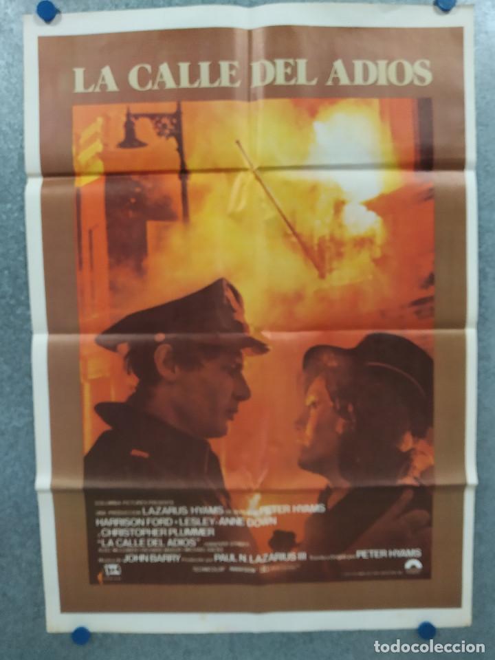 Kino: La calle del adi&oacute;s. Harrison Ford, Lesley-Anne Down A&Ntilde;O 1979 POSTER ORIGINAL.