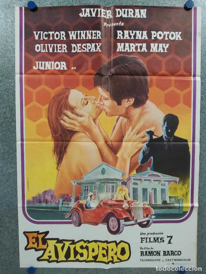 Kino: El avispero. Junior, V&iacute;ctor Barrera, Marta May. A&Ntilde;O 1976. POSTER ORIGINAL