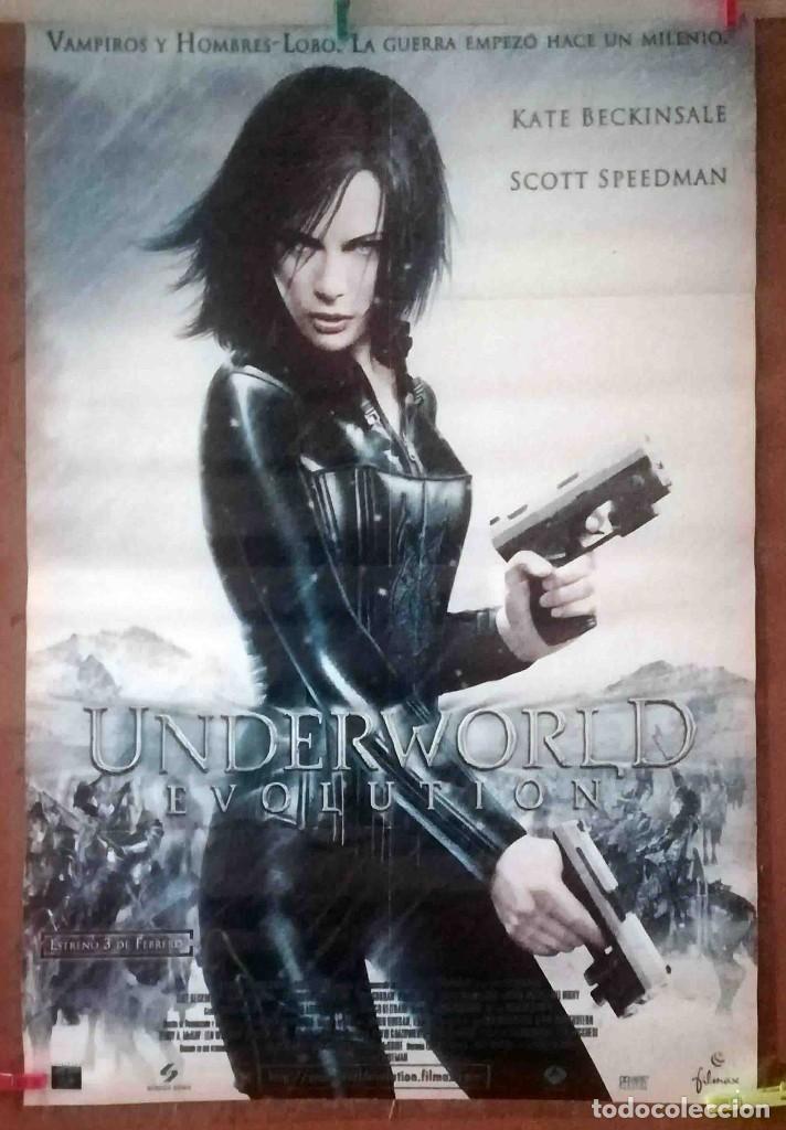 Cine: P&oacute;ster de doble cara: Underworld Evolution + Janhead, el infierno espera 57x82 cms. - Foto 1