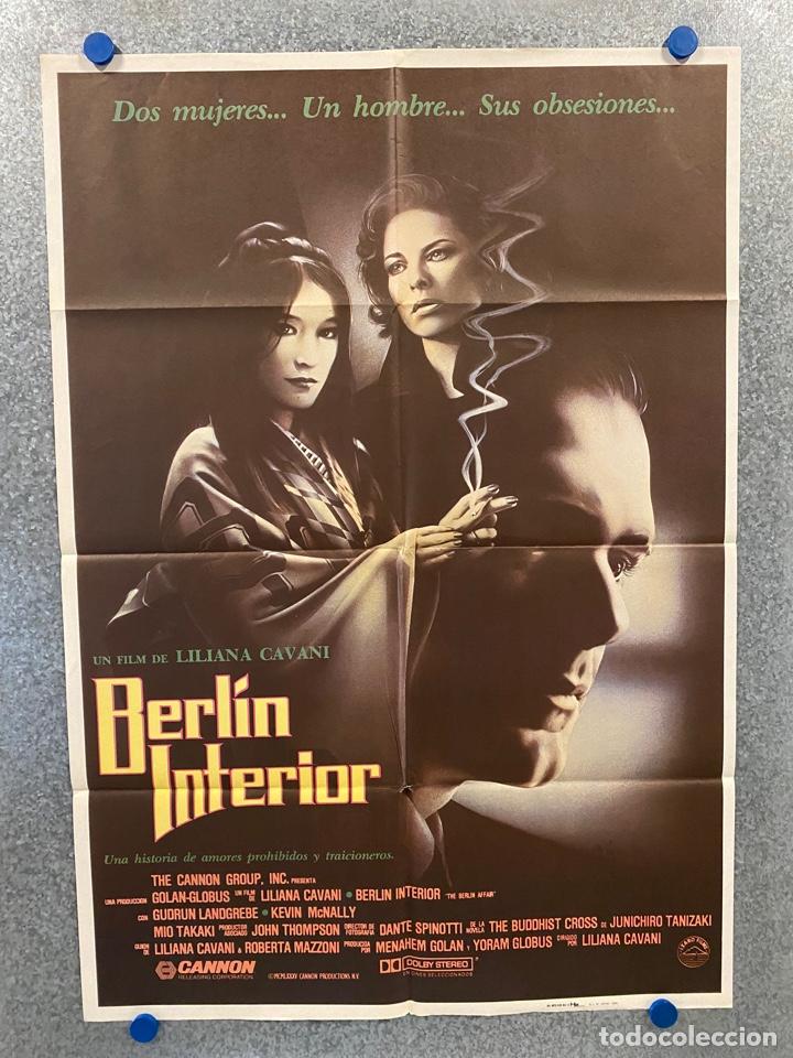 Kino: Berl&iacute;n interior. Gudrun Landgrebe, Kevin McNally, Mio Takaki, Hanns Z. A&Ntilde;O 1985. POSTER ORIGINAL.