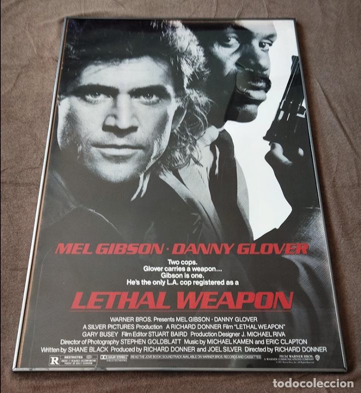 Cine: POSTER ARMA LETAL (LETHAL WEAPON). 70 X 100 CM. COMO NUEVO. - Foto 1
