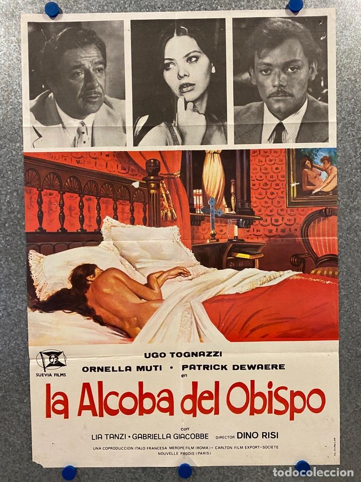 Cinema: La alcoba del obispo. Ugo Tognazzi, Ornella Muti, Patrick Dewaere, Katia. A&Ntilde;O 1978. POSTER ORIGINAL.
