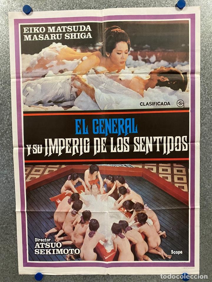 Cinema: El general y su imperio de los sentidos. Maya Hiromi, Eiko Matsuda. A&Ntilde;O 1979. POSTER ORIGINAL.