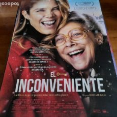 Cine: EL INCONVENIENTE - JUANA ACOSTA, KITI MÁNVER, CARLOS ARECES - POSTER ORIGINAL FILMAX 2020