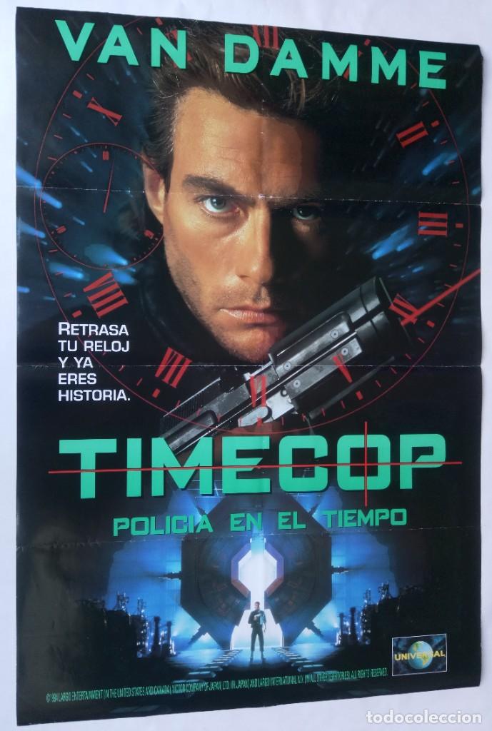 Cinema: TIMECOP, POLIC&Iacute;A EN EL TIEMPO. P&Oacute;STER 68 X 98 cms. 1994.