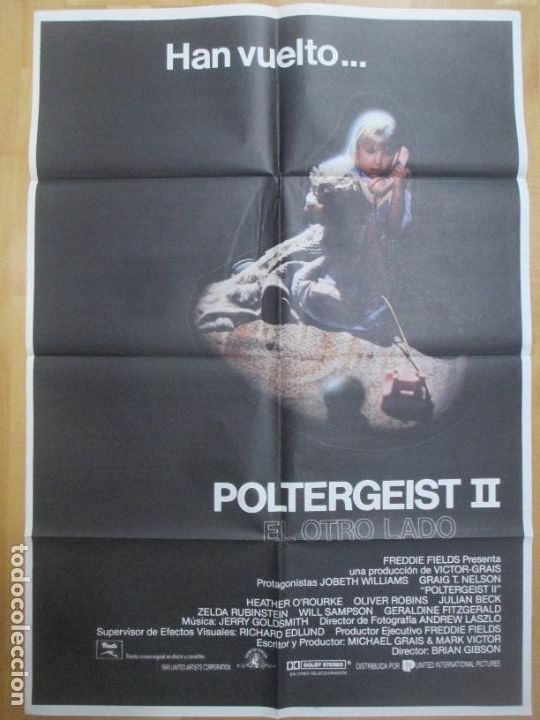Cine: CARTEL CINE, POLTERGEIST II, EL OTRO LADO, FREDDIE FIELDS, 1985, C168
