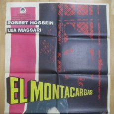 Cine: CARTEL CINE EL MONTACARGAS ROBERT HOSSEIN LEA MASSARI MAC 1962 C1697