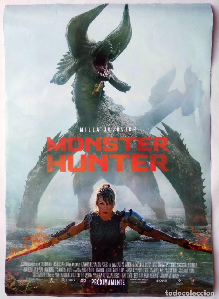 Cinema: MONSTER HUNTER, con Milla Jovovich. P&Oacute;STER 68 X 98 cms. 2020.