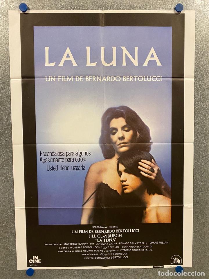 Cine: La luna. Jill Clayburgh, Matthew Barry, Veronica Lazar, Renato Salvatori. 1979. POSTER ORIGINAL