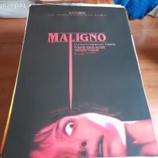 Cine: MALIGNO - ANNABELLE WALLIS, GEORGE YOUNG, MADDIE HASSON - POSTER ORIGINAL WARNER 2021. Lote 327195868