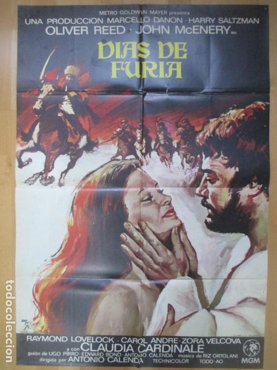 Cinema: CARTEL CINE DIAS DE FURIA OLIVER REED JOHN MCENERY1973 MCP C2131