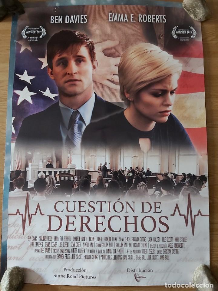 Cinema: Cuestion de derechos - aprox 70x100 Cartel ORIGINAL Cine (L101)