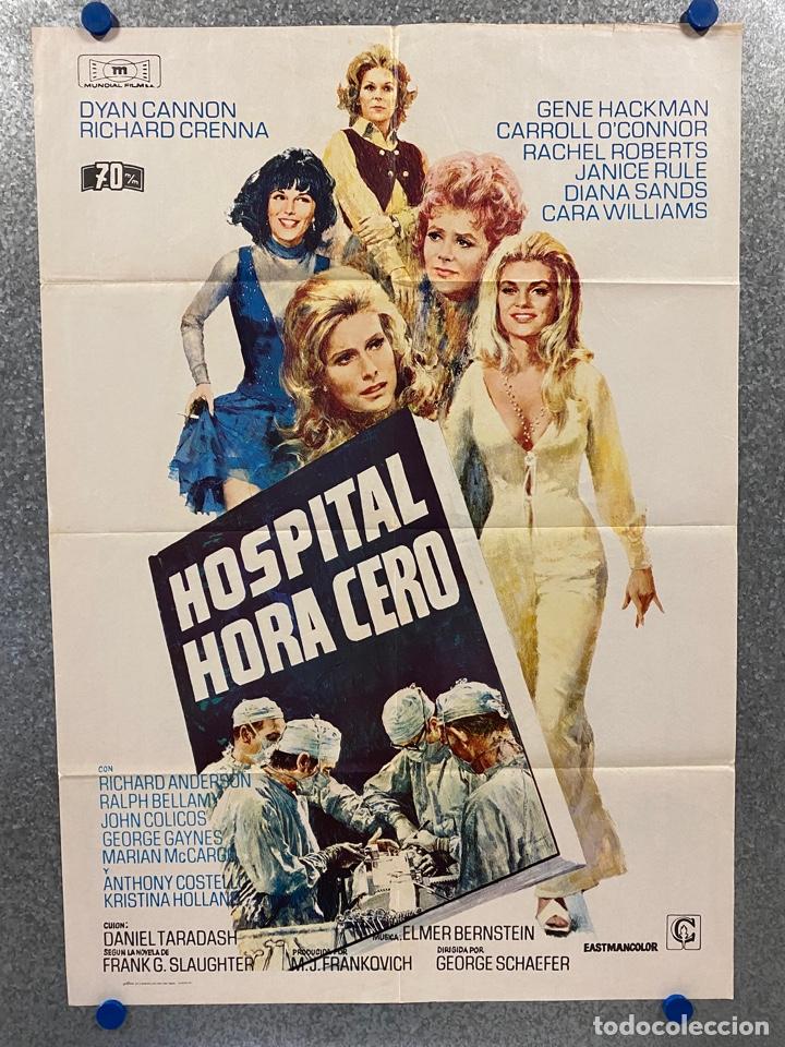 Cinema: Hospital, hora cero. Dyan Cannon, Richard Crenna, Gene Hackman. A&Ntilde;O 1971. POSTER ORIGINAL