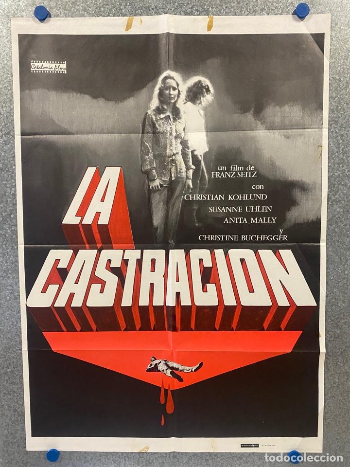 Cinema: La castraci&oacute;n. Christian Kohlund, Helmut Qualtinger, Susanne Uhlen. A&Ntilde;O 1979. POSTER ORIGINAL