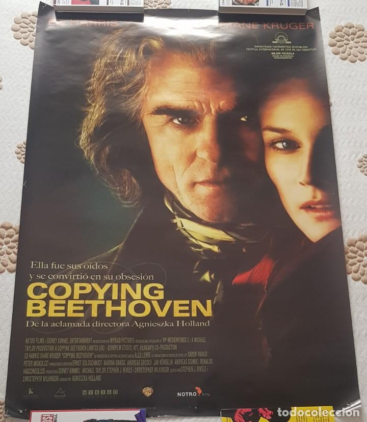 Cinema: P&oacute;ster de la pel&iacute;cula COPYING BEETHOVEN medida aproximada 100x70 cm Videoclub