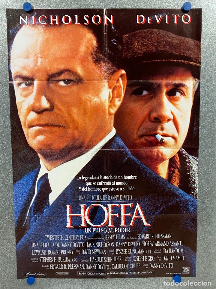 Cinema: Hoffa, un pulso al poder. Jack Nicholson, Danny DeVito, Armand Assante. A&Ntilde;O 1992. POSTER ORIGINAL