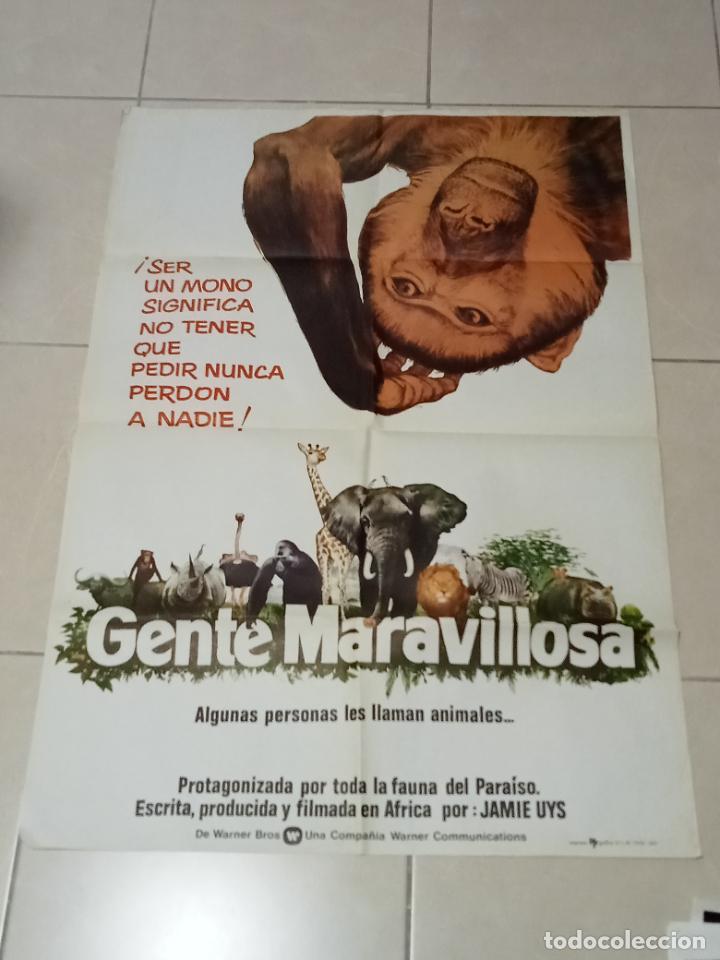 Cin&eacute;ma: CARTEL DE CINE. ORIGINAL. GENTE MARAVILLOSA. 70 X 100 CM