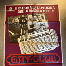 Cine: POSTER CARTEL DE LA PELÍCULA GAY CLUB, 100 X 70