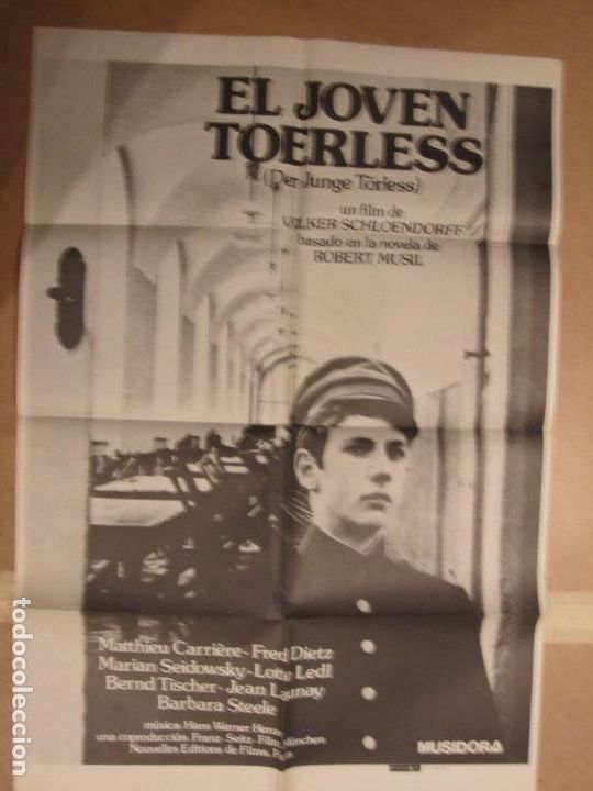 Cinema: El joven Toerless Torless - poster cartel original - Volker Schl&ouml;ndorff Mathieu Carri&egrave;re