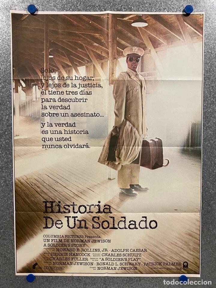 Cinema: Historia de un soldado. Howard E. Rollins Jr., Adolph Caesar, Art Evans. A&Ntilde;O 1984. POSTER ORIGINAL.