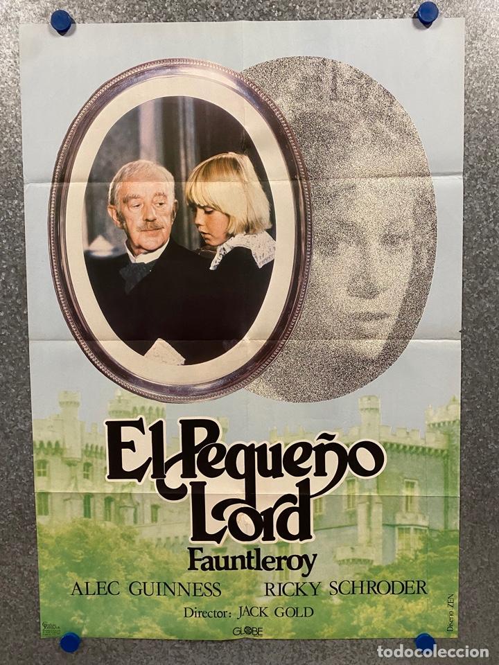 Cinema: El peque&ntilde;o Lord. ALEC GUINNESS, RICKY SCHRODER. A&Ntilde;O 1980. POSTER ORIGINAL.