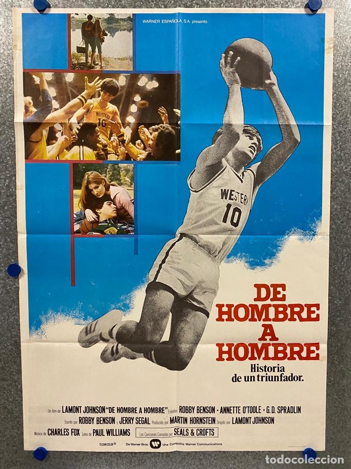 Cinema: De hombre a hombre. Robby Benson, Annette O'Toole, G.D. Spradlin, Gail S. A&Ntilde;O 1978. POSTER ORIGINAL.