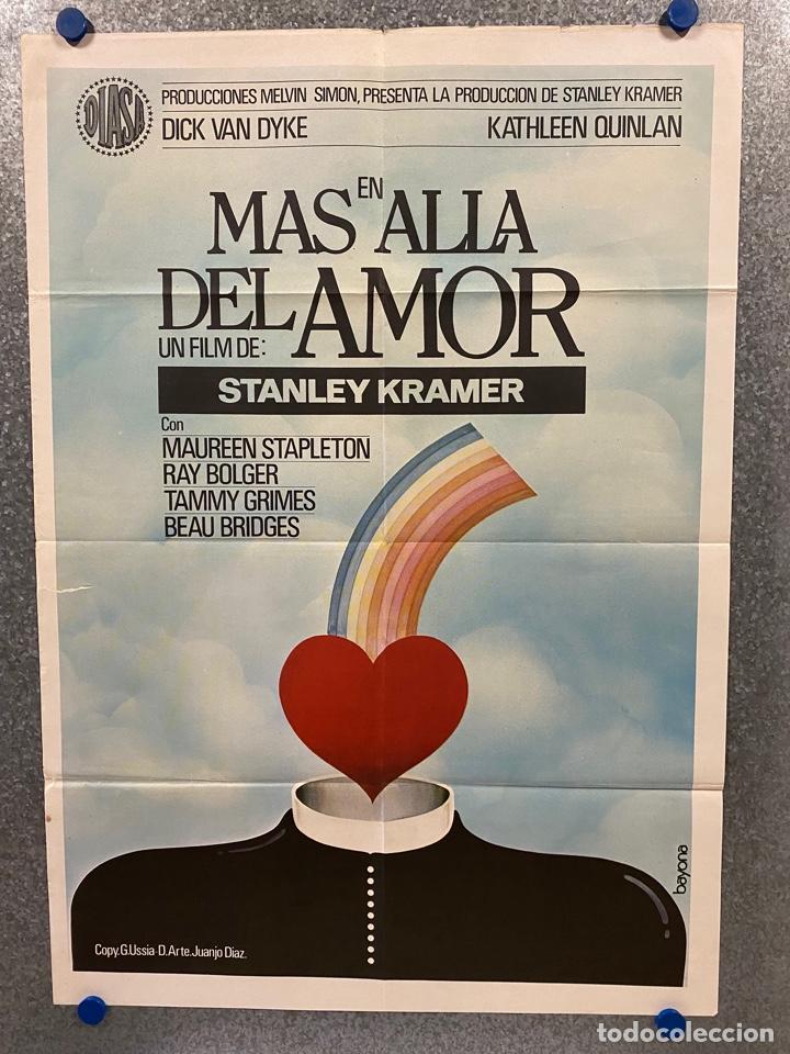 Cinema: M&aacute;s all&aacute; del amor. Dick Van Dyke, Kathleen Quinlan, Maureen Stapleton, Ray Bolger. POSTER ORIGINAL.