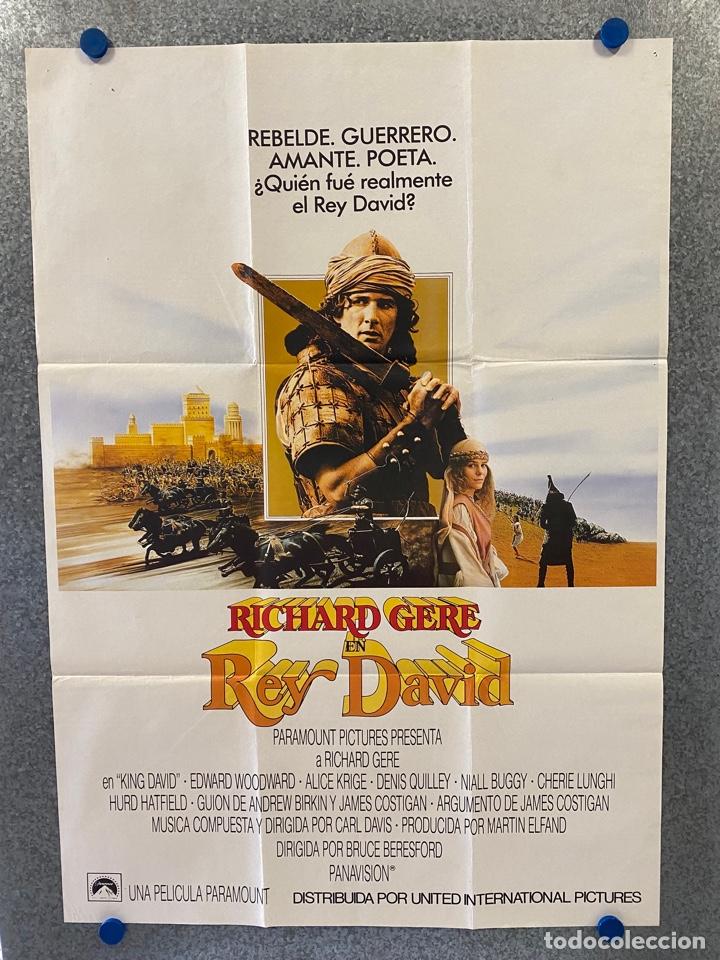 Cinema: Rey David. Richard Gere, Edward Woodward, Alice Krige, Denis Quilley. POSTER ORIGINAL.