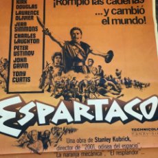 Cine: COLECCION POSTER PELICULA ANTIGUA, ESPARTACO 1981. Lote 334484948