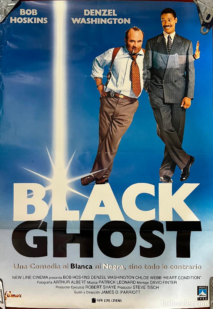 Cinema: CARTEL DE CINE ORIGINAL. PELICULA, BLACK GHOST, BOB HOSKING. MEDIDAS: 68X98 CM.