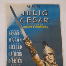 Cine: CARTEL ORIGINAL ESPAÑOL JULIO CÉSAR, MARLON BRANDO. Lote 335702828