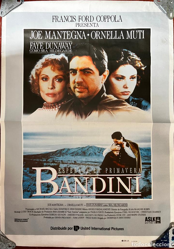 Cinema: CARTEL DE CINE ORIGINAL. PELICULA, BANDINI, ESPERA A LA PRIMAVERA. MEDIDAS: 98X68 CM.