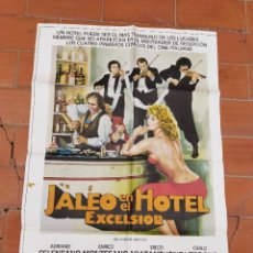 Cine: CARTEL DE CINE 70X 100 APROX MOVIE POSTER VER FOTO JALEO EN EL HOTEL EXCELSIOR ADRIANO CELENTANO. Lote 336786753