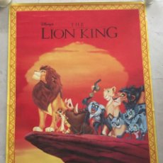 Cine: CARTEL POSTER THE LION KING EL REY LEÓN 1994 IMPRESO EN ALEMANIA 100 X 68 CM. Lote 338678783