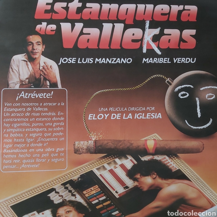 Cine: Cartel de cine.LA ESTANQUERA,DE VALLECAS.