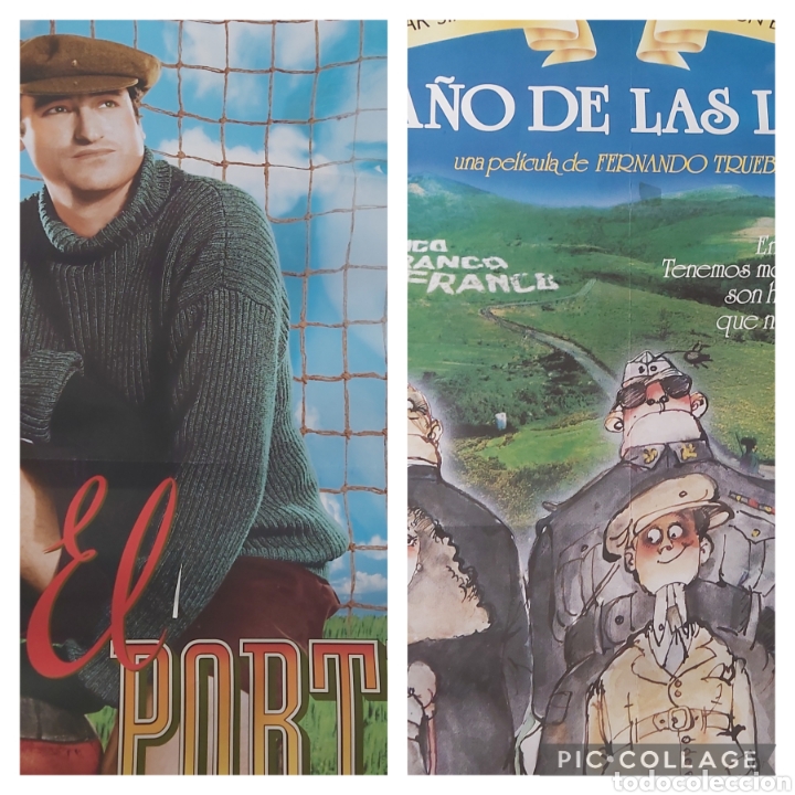 Cine: Carteles de cine.EL PORTERO Y EL A&Ntilde;O DE LAS LUCES.