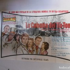 Cine: LA CABAÑA DEL TIO TOM - CARTEL LITOGRAFICO ORIGINAL - 75 X 110. Lote 340302738