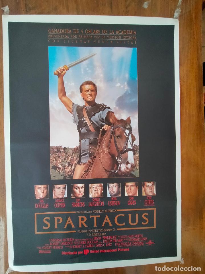 spartacus. cartel (100x70) reposición de 1991 e - Buy Action Film ...