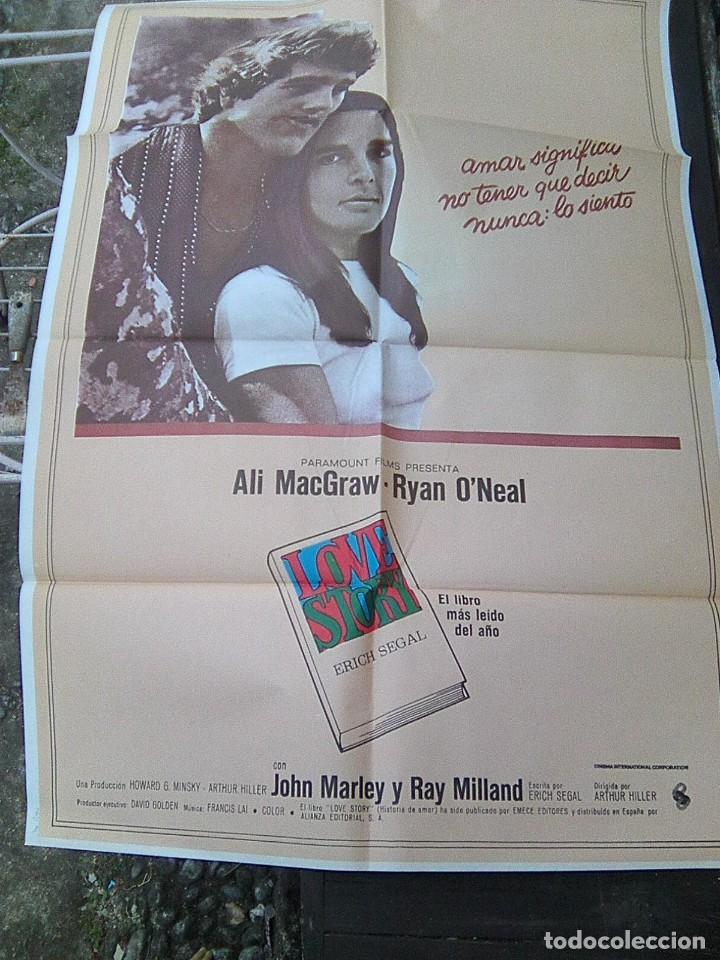 Cinema: Love Story (Arthur Hiller, 1970) - cartel original 70 por 100 cms