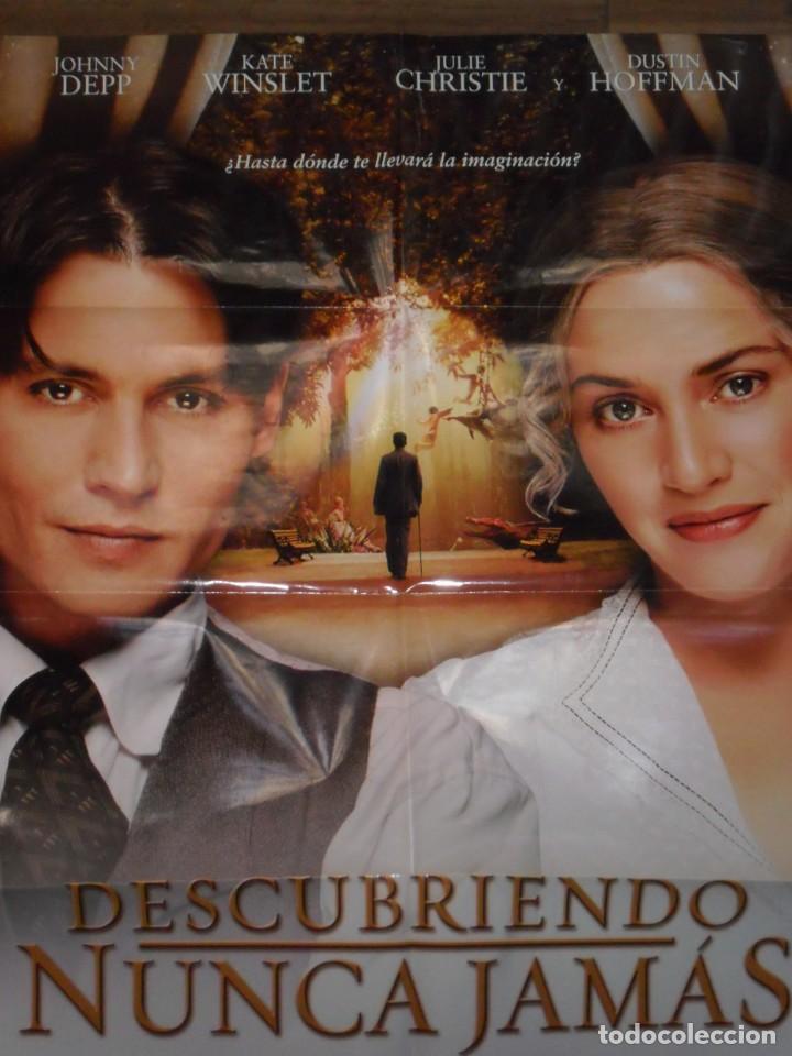 Cinema: Descubriendo Nunca Jam&aacute;s (Marc Forster, 2004) Peter Pan Barrie - cartel original 70 por 100 cms