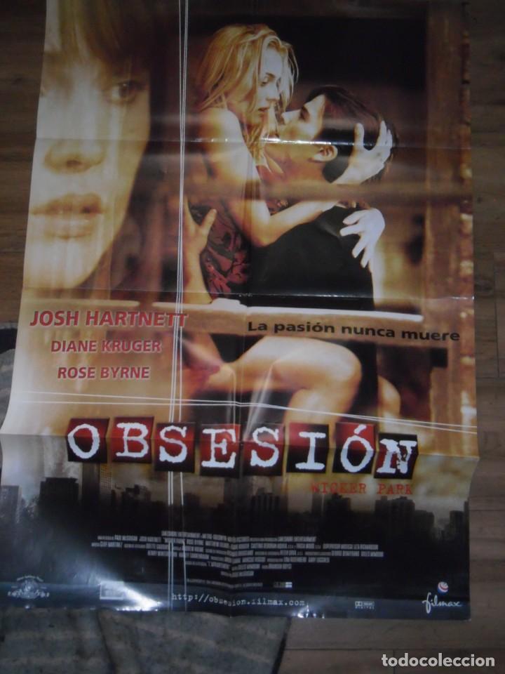 Cinema: Obsesi&oacute;n (Paul Mcguigan, 2004) - cartel estreno 70 por 100 cms