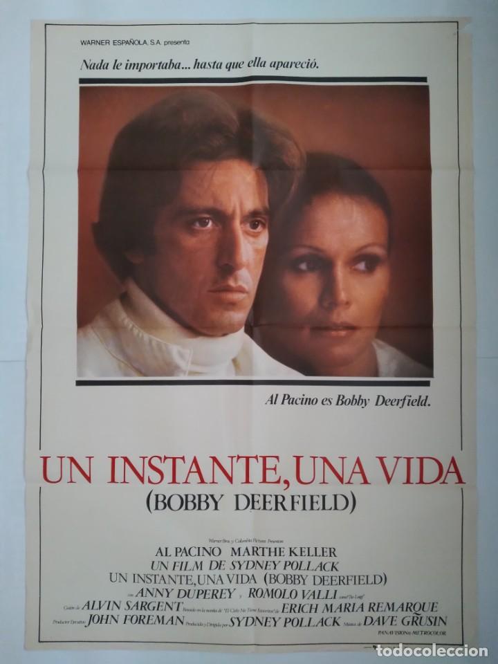Cinema: ANTIGUO CARTEL CINE UN INSTANTE UNA VIDA AL PACINO 1977 P378 RV