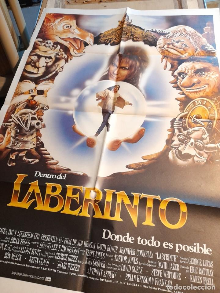 dentro del laberinto. labyrinth. david bowie. l - Buy Reproductions of  movie posters and flyers on todocoleccion
