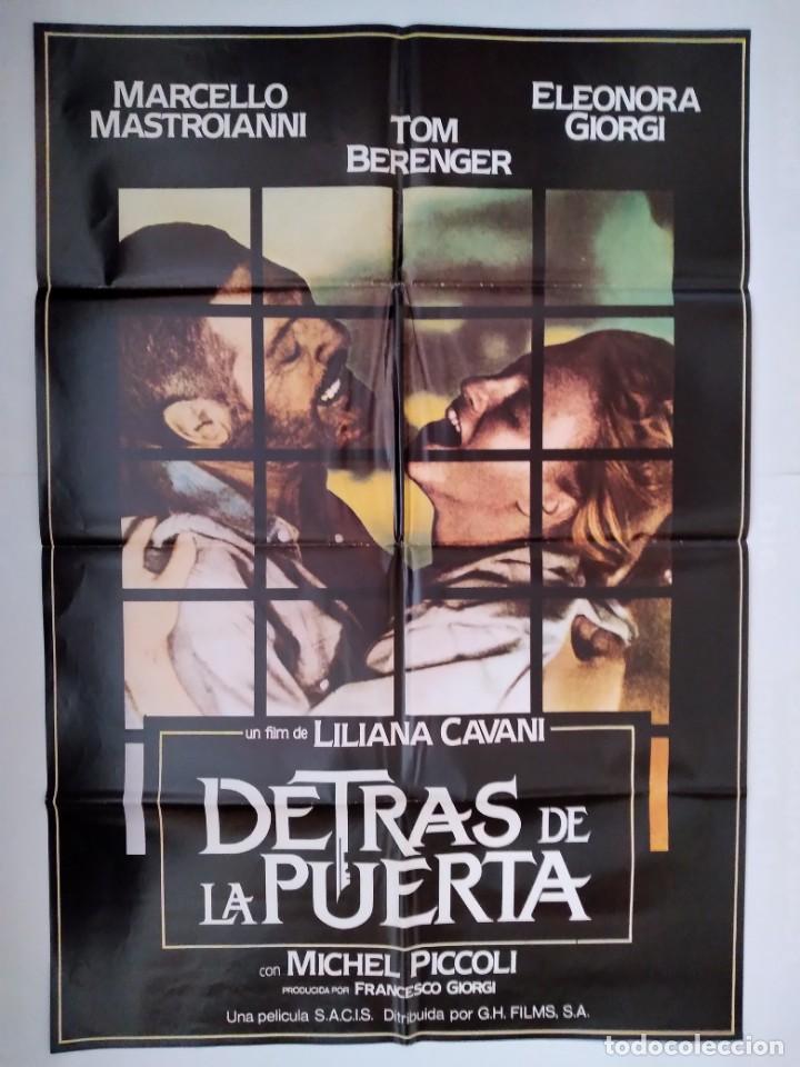 Cinema: ANTIGUO CARTEL CINE DETRAS DE LA PUERTAMASTROIANNI TOM BERENGER P410 RV