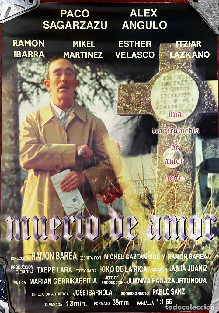 Kino: CARTEL DE CINE ORIGINAL. PELICULA, MUERTO DE AMOR. MEDIDAS: 68X49 CM.
