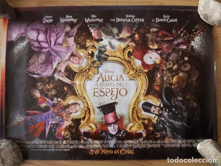 Cinema: Alicia atraves del espejo - aprox 50x70 MiniCartel ORIGINAL cine (M3)