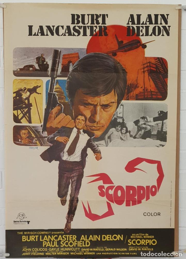 Cinema: Scorpio. Cartel (100x70) de EStreno, 1973