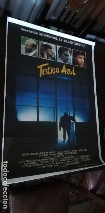 Cin&eacute;ma: TESTIGO AZUL. CARTEL CINE